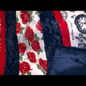 New Minky Rose/Parisian blanket.